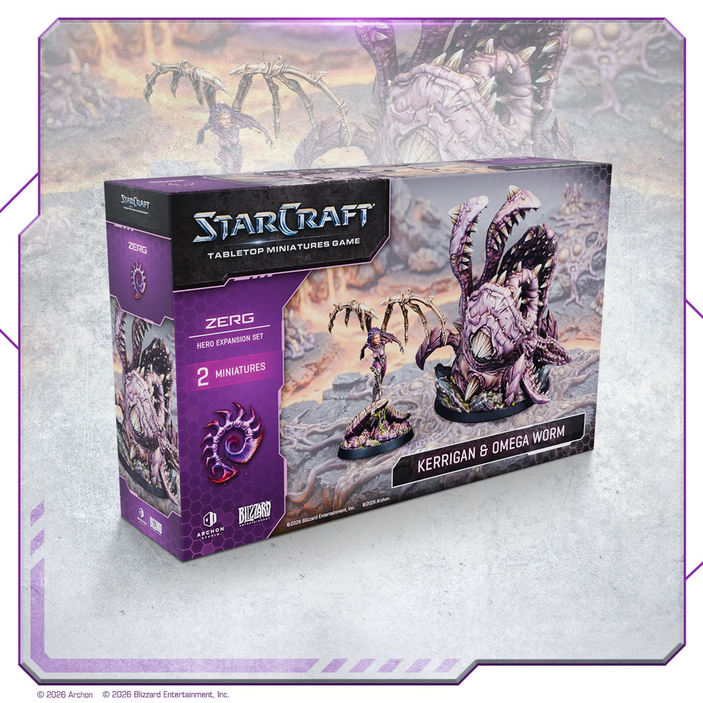 StarCraft® Kerrigan & Omega Worm Hero Expansion Set