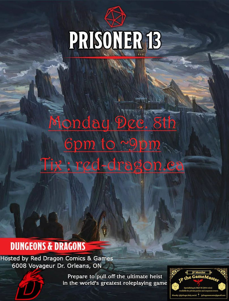 JP's One Shot December 8th - Prisoner 13