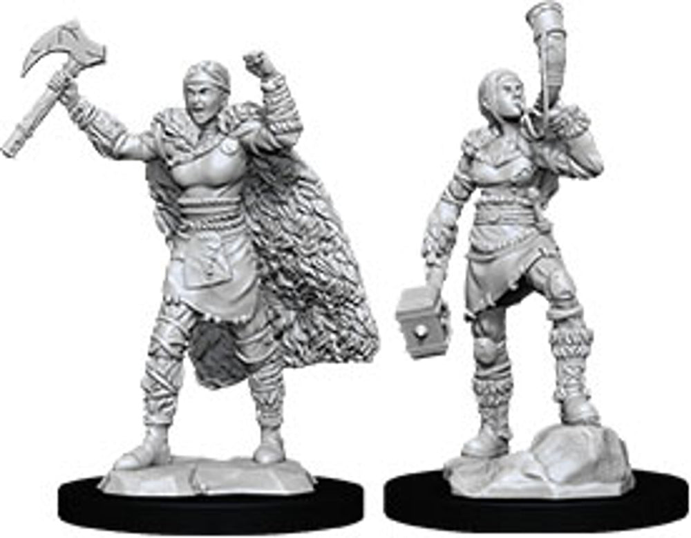 Dnd Unpainted Minis Wv12 Female Human Barbarian