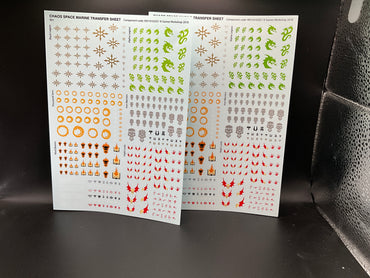 UM 2310 Chaos Space Marines csm transfer sheet