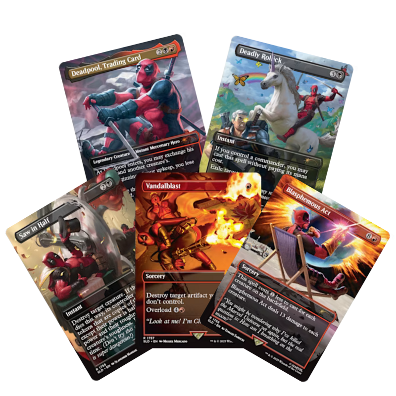 Magic The Gathering TCG Secret Lair: Marvel Deadpool Set (Non-Foil)
