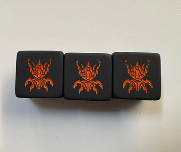 SkaredCast - Matte Black - Orange Pip