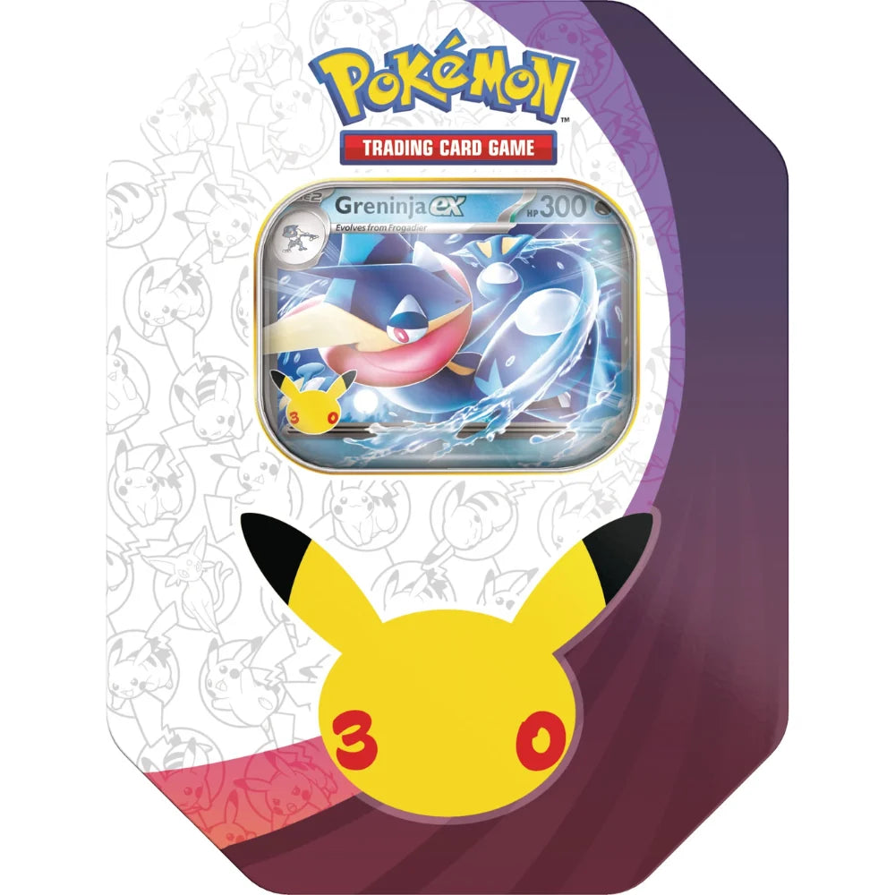 Pokemon - 30th Celebration - Tin - Greninja ex