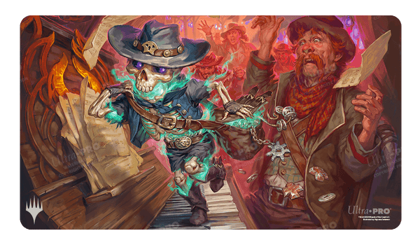 Outlaws of Thunder Junction Tinybones, the Pickpocket Key Art Standard Gaming Playmat for Magic: The Gathering