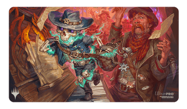 Outlaws of Thunder Junction Tinybones, the Pickpocket Key Art Standard Gaming Playmat for Magic: The Gathering