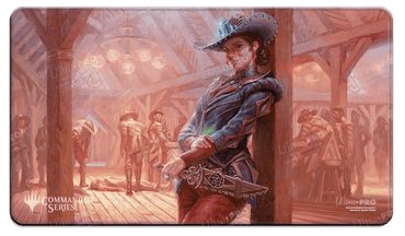 Outlaws of Thunder Junction Marchesa, Dealer of Death Stitched Edge Playmat for Magic: The Gathering