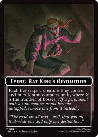 Event: Rat King's Revolution [Teenage Mutant Ninja Turtles Commander Tokens]
