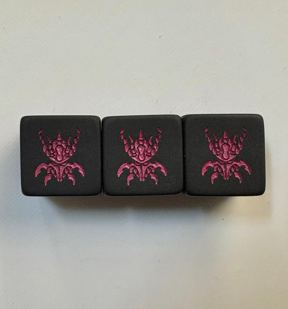 SkaredCast - Matte Black - Pink Pip