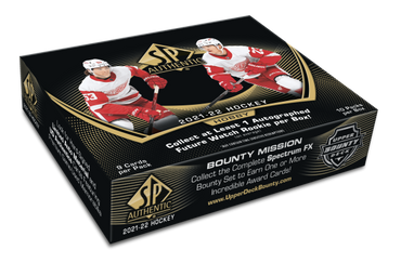 2021-22 Upper Deck Sp Authentic Hockey Hobby Box