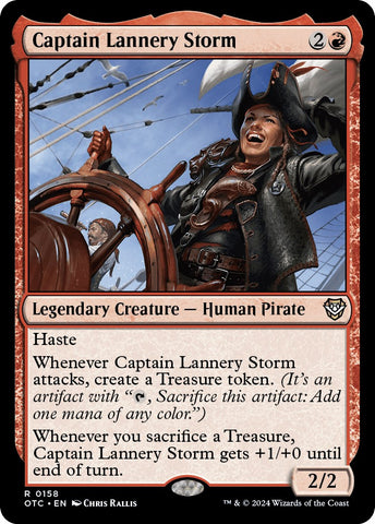Captain Lannery Storm [Outlaws of Thunder Junction Commander]