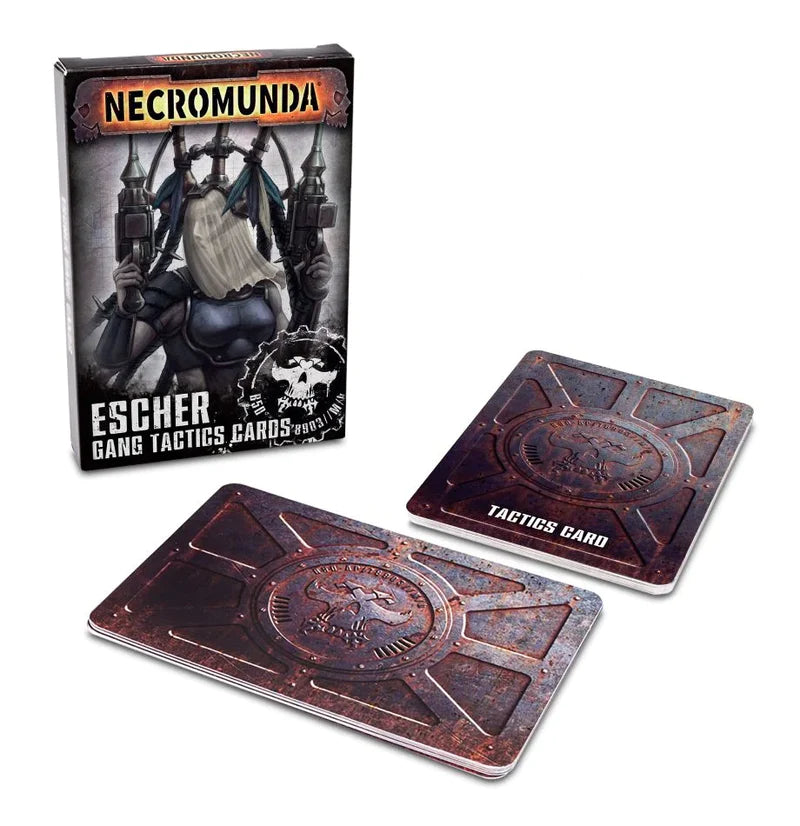 NECROMUNDA: ESCHER VEHICLE GANG TACTICS CARDS