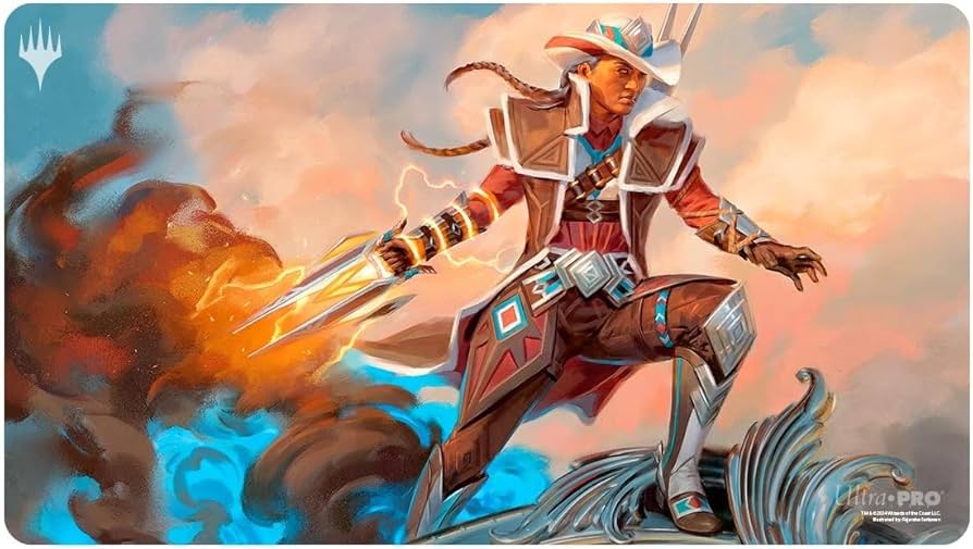 Playmat - MTG Outlaws of Thunder Junction art 5