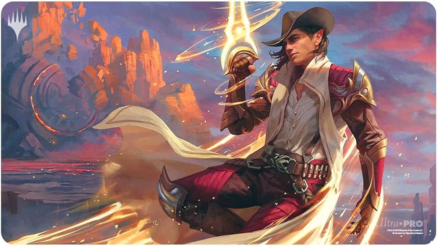 Playmat - MTG Outlaws of Thunder Junction Art 3