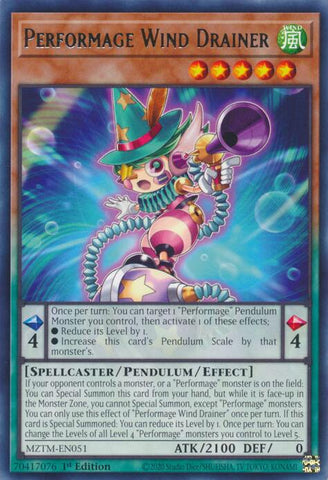 Performage Wind Drainer [MZTM-EN051] Rare