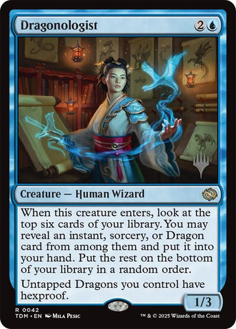 Dragonologist (Promo Pack) [Tarkir: Dragonstorm Promos]