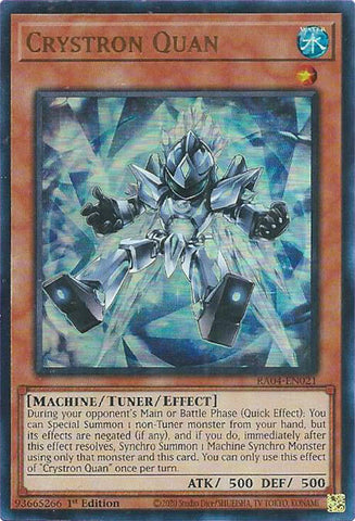 Crystron Quan [RA04-EN021] Ultra Rare