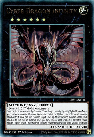 Cyber Dragon Infinity [RA04-EN068] Prismatic Ultimate Rare