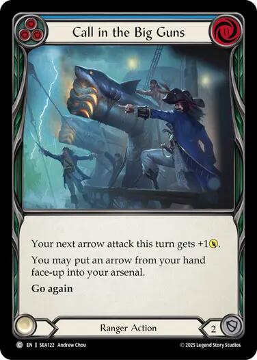 Call in the Big Guns (Blue) [SEA122] (High Seas)