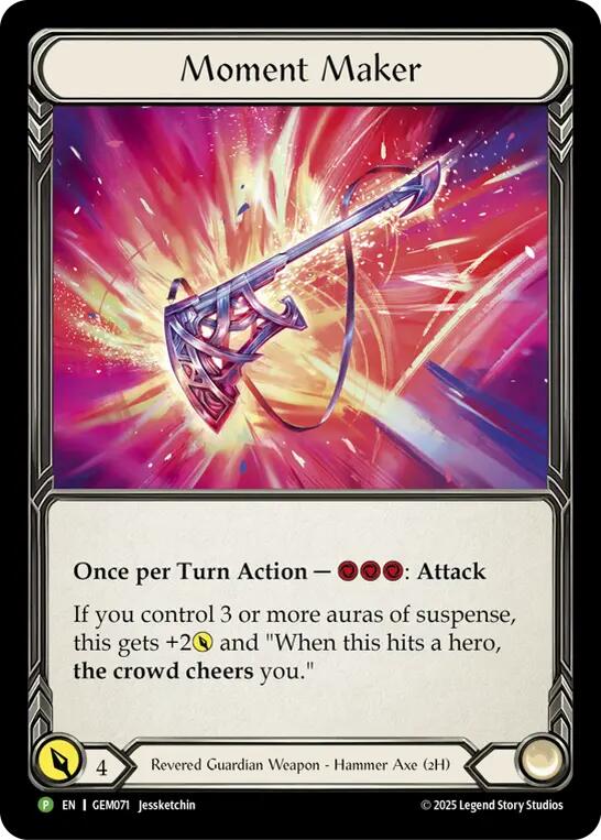 Moment Maker [GEM071] (GEM Pack 3)  Cold Foil