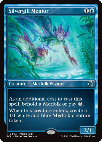 Silvergill Mentor [Lorwyn Eclipsed Promos]