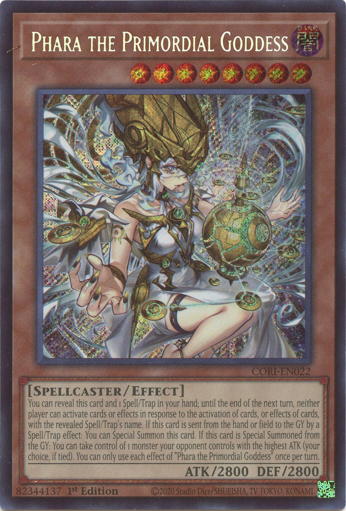 Phara the Primordial Goddess (Secret Rare) [CORI-EN022] Secret Rare