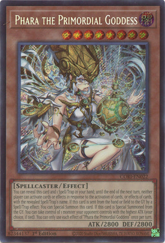 Phara the Primordial Goddess (Secret Rare) [CORI-EN022] Secret Rare