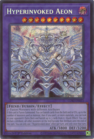 Hyperinvoked Aeon [CORI-EN033] Secret Rare