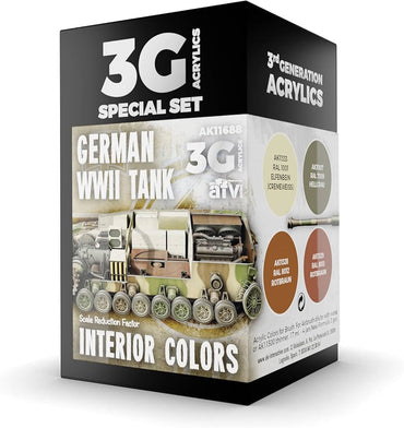 AK Interactive 3G WWII German Tank Interior Colors