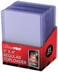 3" X 4" Clear Regular Toploader 100ct/25ct