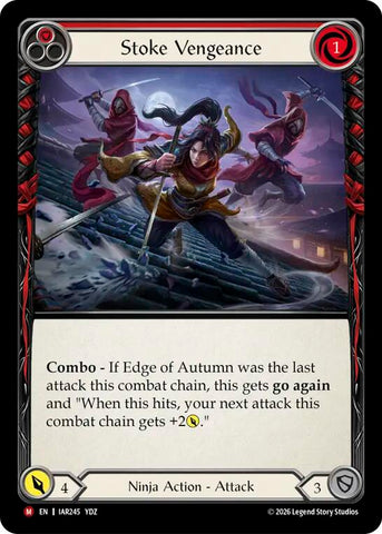Stoke Vengeance [IAR245] (Usurp the Shadow Throne)  Rainbow Foil