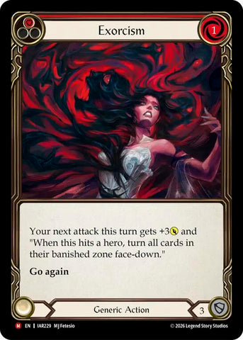 Exorcism (Yellow) [IAR229] (Usurp the Shadow Throne)  Rainbow Foil