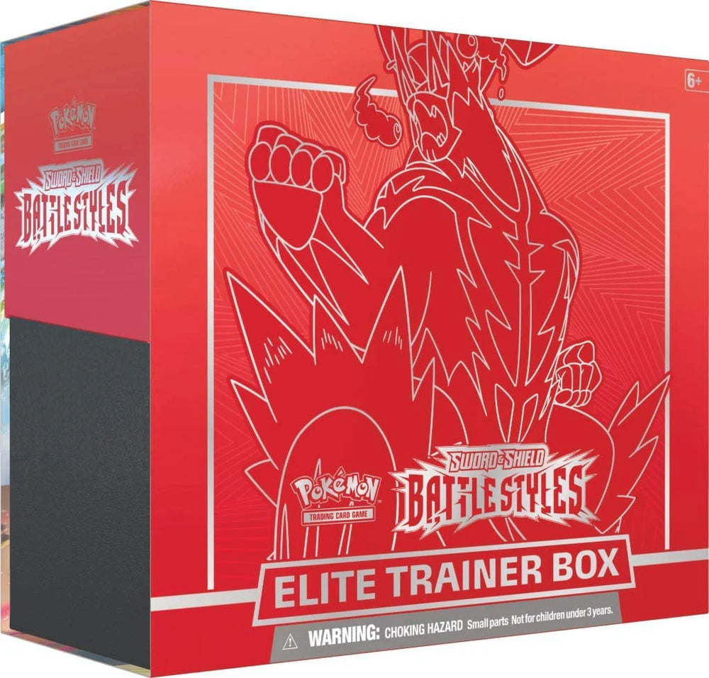 Pokémon TCG: Battle Styles Elite Trainer Box [Single Strike Urshifu] (Red)