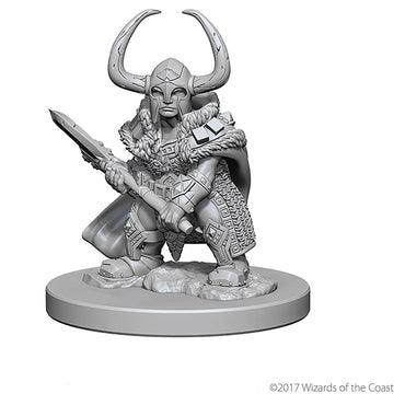 Dnd Unpainted Minis Wv4 Dwarf Female Barbarian