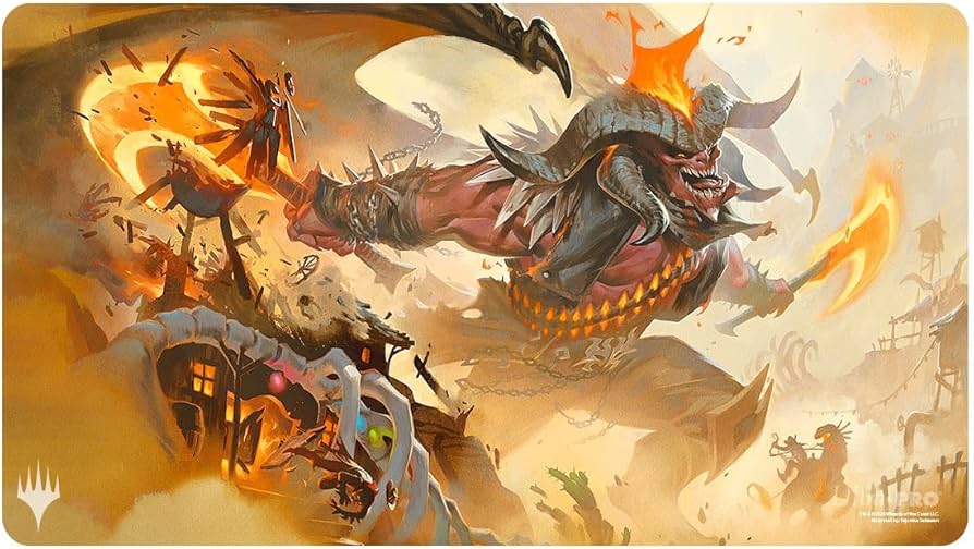 Playmat - MTG Outlaws of Thunder Junction art 6