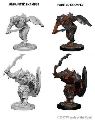 Dnd Unpainted Minis Wv5 Dragonborn Male Fighter #2