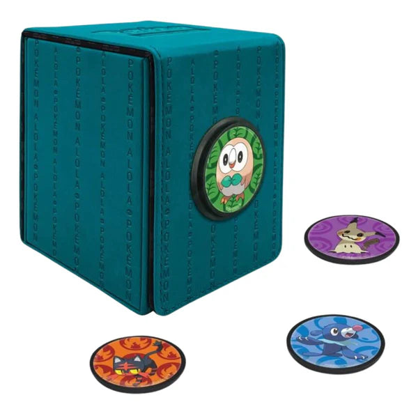Ultra Pro - Pokemon - Alcove Click Deck Box - Alola (Teal)