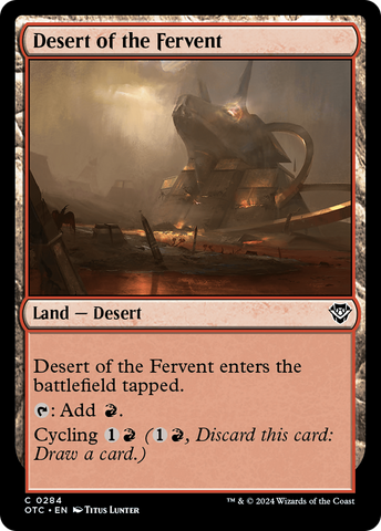 Desert of the Fervent [Outlaws of Thunder Junction Commander]