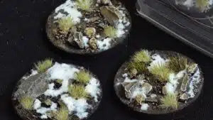 Battle Ready Bases - Winter 50mm round