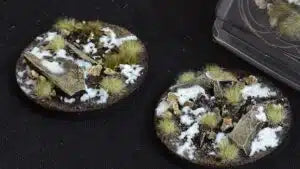 Battle Ready Bases - Winter 60mm round