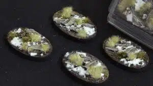 Battle Ready Bases - Winter 60mm oval