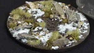 Battle Ready Bases - Winter 120mm oval