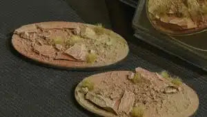 Battle Ready Bases - Badlands 90mm oval