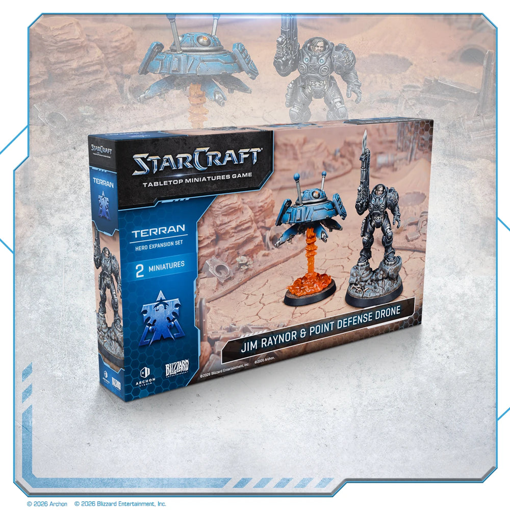 StarCraft® Jim Raynor & Point Defense Drone Hero Expansion Set