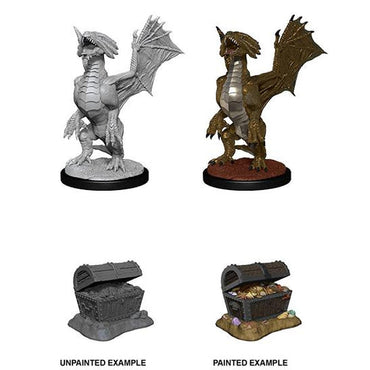 Dnd Unpainted Minis Wv13 Bronze Dragon Wyrmling