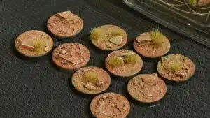Battle Ready Bases - Badlands 25mm round