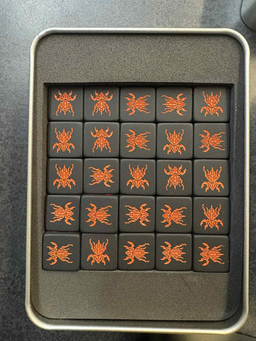 SkaredCast - Matte Black - Orange Pip