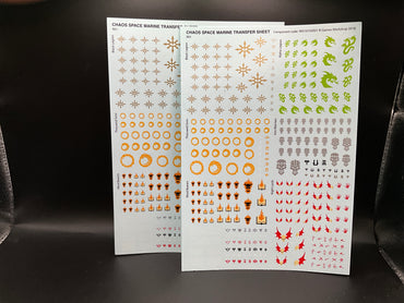 UM 2308 Chaos Space Marines csm transfer sheet