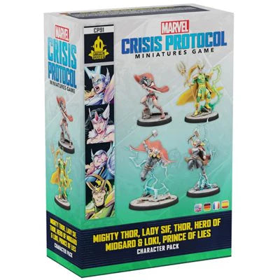 Marvel: Crisis Protocol – Mighty Thor, Lady Sif, Thor, Loki Character Pack