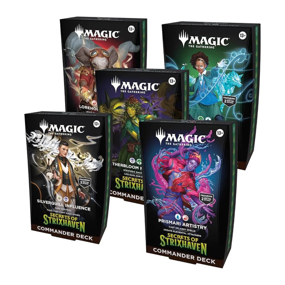 MTG Secrets of Strixhaven Commander Deck Bundle - Includes All 5 Decks (Pre Order)