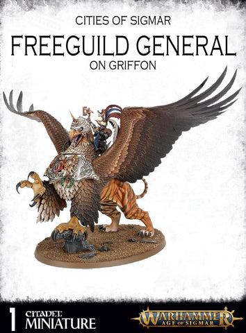 Cities of Sigmar Freeguild General / Battlemage on Griffon